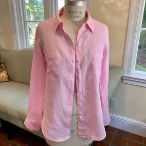 Lilly Pulitzer 100% linen button down